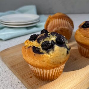 Muffin arándanos sin azúcar/sin lactosa