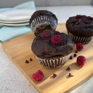 Muffin chocoplatano vegano