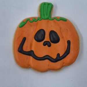 Galleta halloween calabaza sin gluten/sinlacteos
